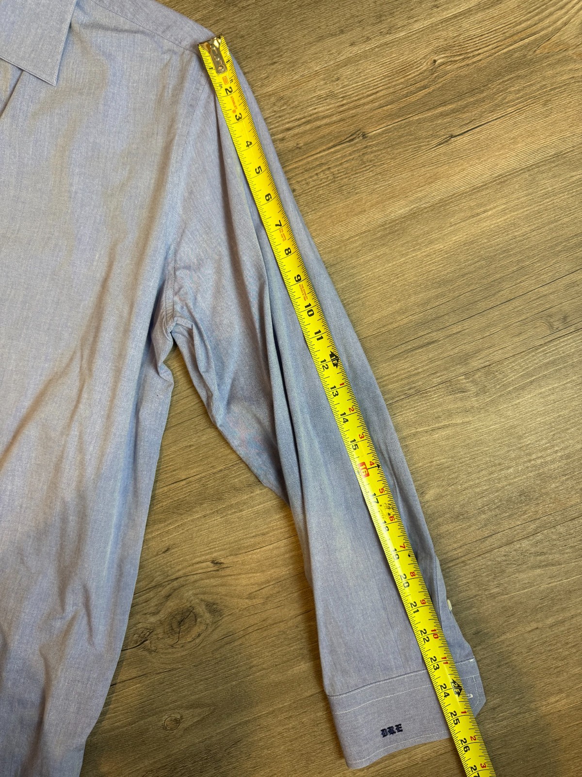 Custom Tailoired Designer Solid Light Blue Cotton… - image 8