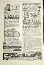 Original 1935 Vintage Bicycle Ad: Iver Johnson Streamline Bicycle #Collectives