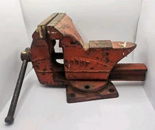 Vintage Scout 4 1/2" Jaw Swivel Bench Anvil Vise Original USA
