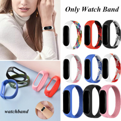 For Xiaomi Mi Band 6/5/4/3 Replacement Watch Band Strap Braided Loop Belt US 