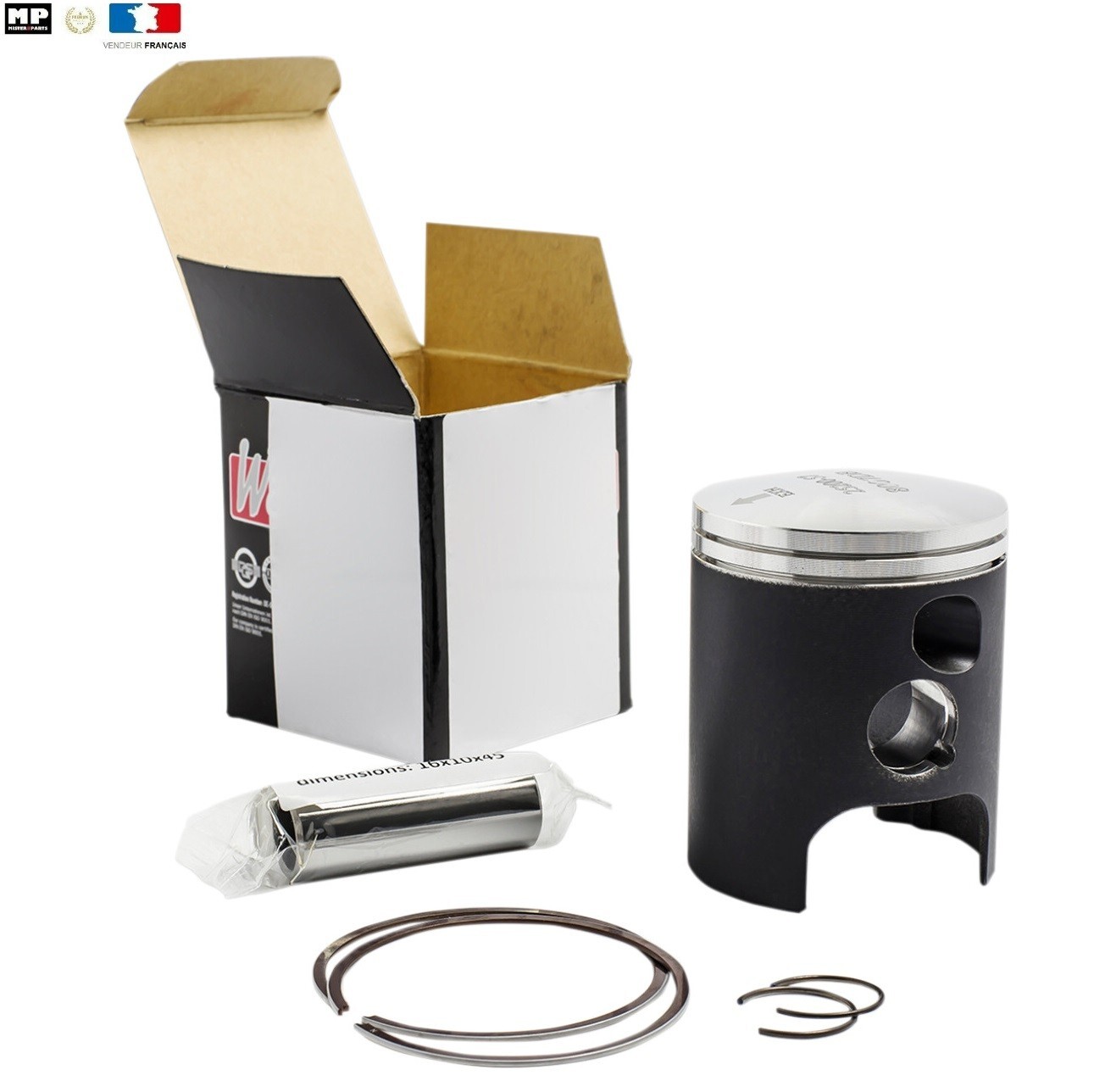 Piston forgé haute performance Ø55,94 pour moteur Kawasaki KDX 125