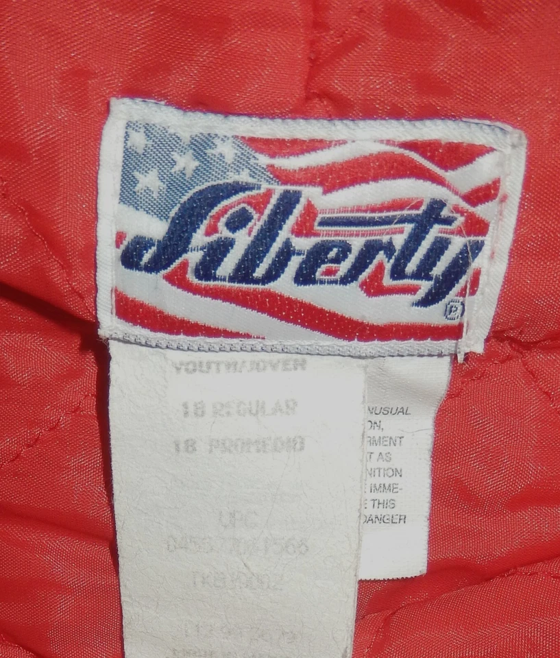 Vintage Liberty Insulated Canvas Duck Bib Overalls Brown Youth 18 Regular - Image 3 of 4