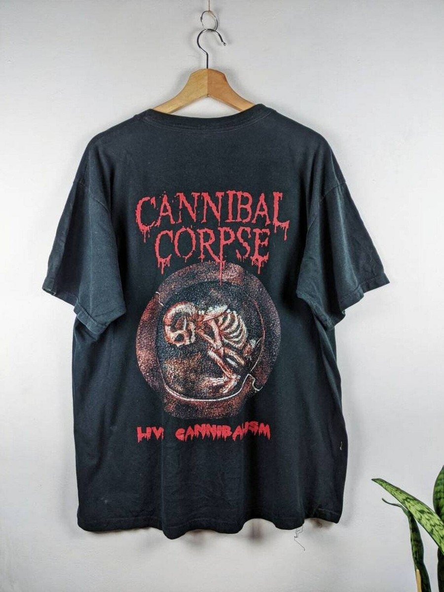 Vintage Cannibal Corpse Merch T-shirt 90s Live Cannlism | eBay