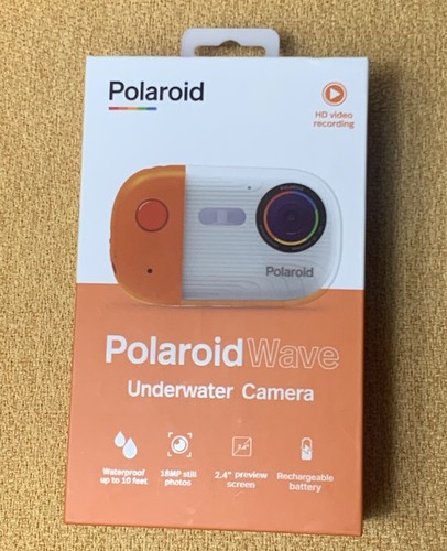 Polaroid Wave Underwater 18mp 4K UHD Camera (Orange/White) - WiFi