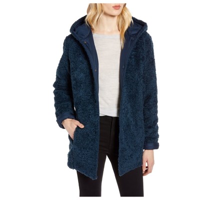 halogen faux fur coat