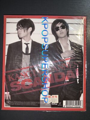 Kangta & Vanness 1st Single Album Scandal CD Booklet New Sealed