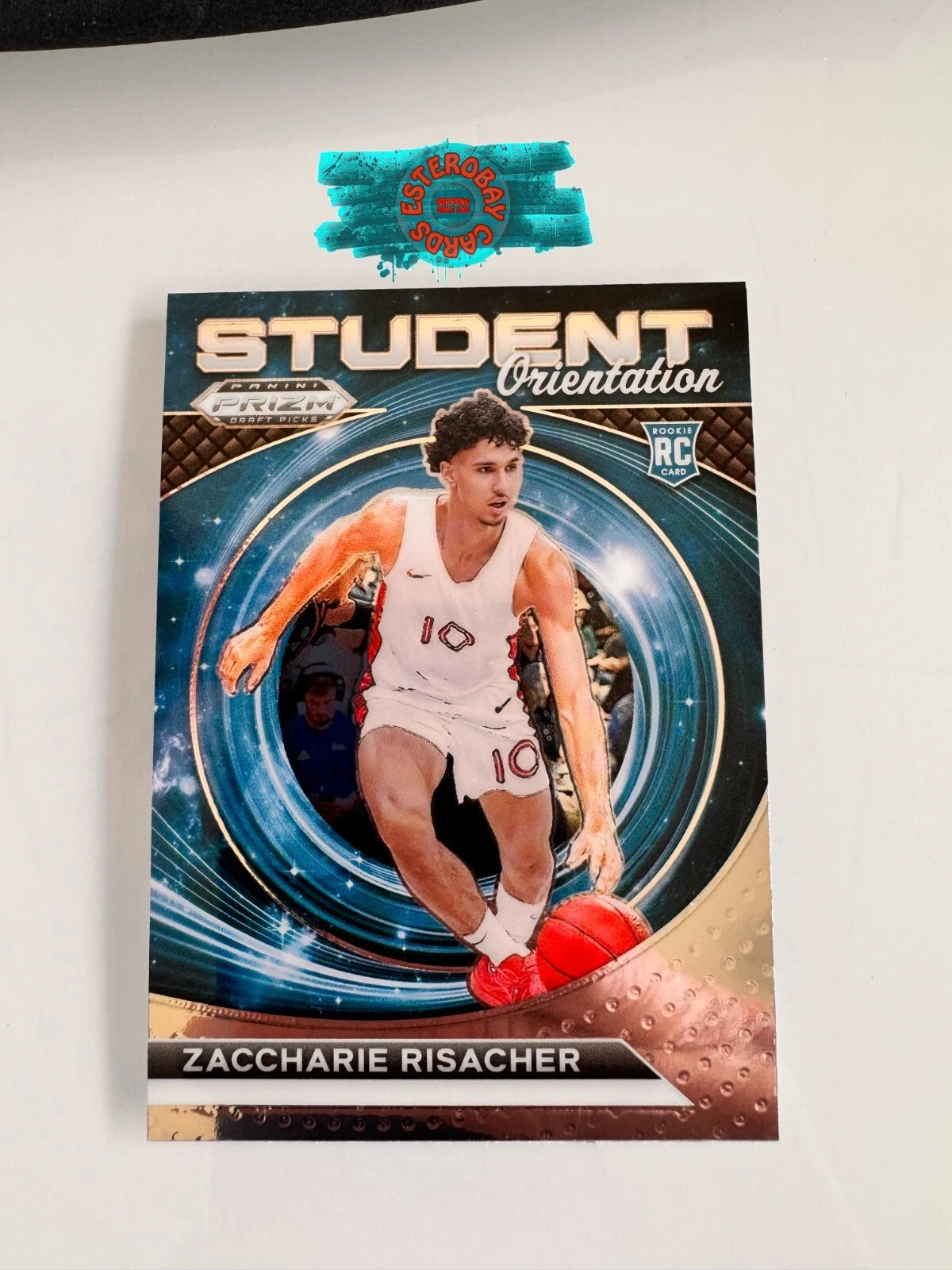 2024 Panini Prizm Draft Picks   Student Orientation Zaccharie Risacher #16 (RC)