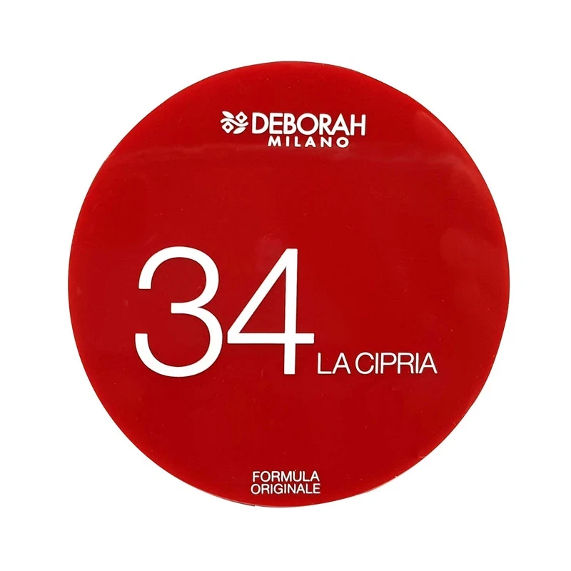 Polvo facial compacto mate claro Deborah Milano La Cipria 34 ~ 13 g Foto 2 de 2