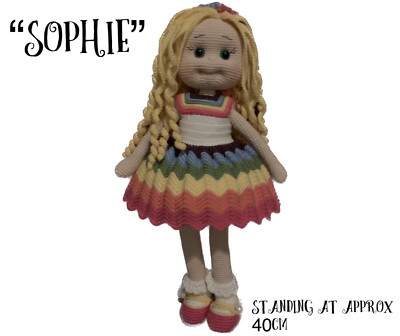 Handgefertigte gehäkelte Amigurumi Stofftiere exklusives Luxus Sammlerstück Puppe Geschenk 