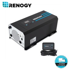 Renogy 2000W Pure Sine Wave Inverter Battery Charger 12V DC 240V AC LCD Display