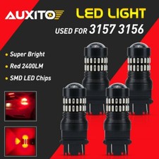 4x Led Brake Stop Tail Light Bulbs Lamp 3157 3057 3357 4057 4157 Red Turn Signal