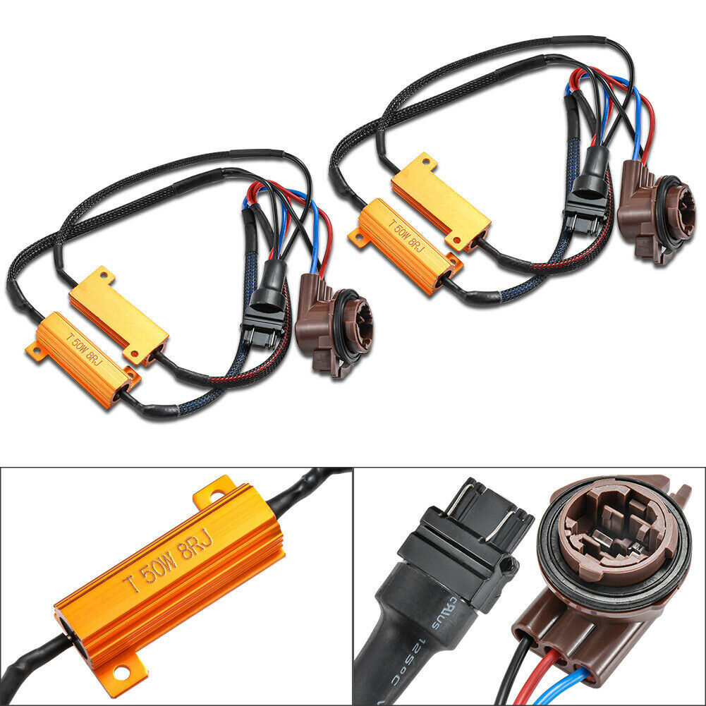 3157 Load Resistor Syneticusa 3157 LED Load Resistor - Fix Hyper Flash Error For Turn Signals, 1 Year Warranty Syneticusa Load Resistor