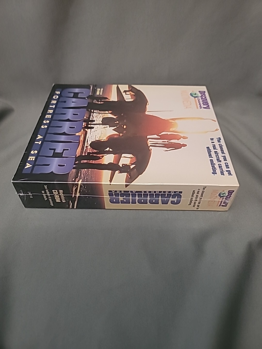 NEW Carrier Fortress at Sea PC Big Box Aircraft Carrier SIM Discovery Channel