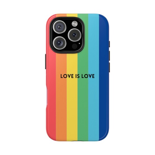 LOVE IS LOVE Colorful Love, Pride Tough Phone Case - Picture 6 of 97