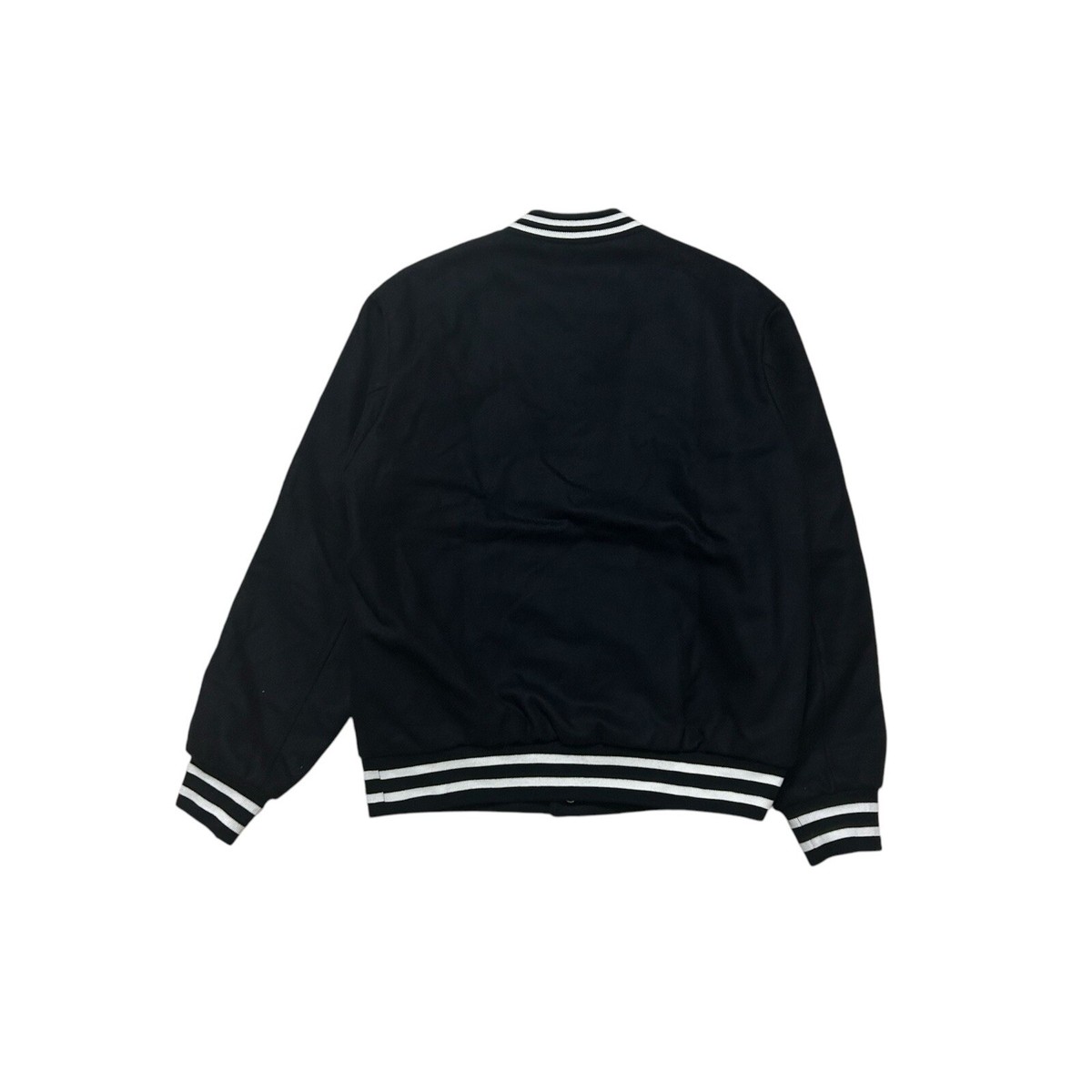 New A.P.C Micky Wool Bomber Jacket Navy Blue Size Small MSRP: $700