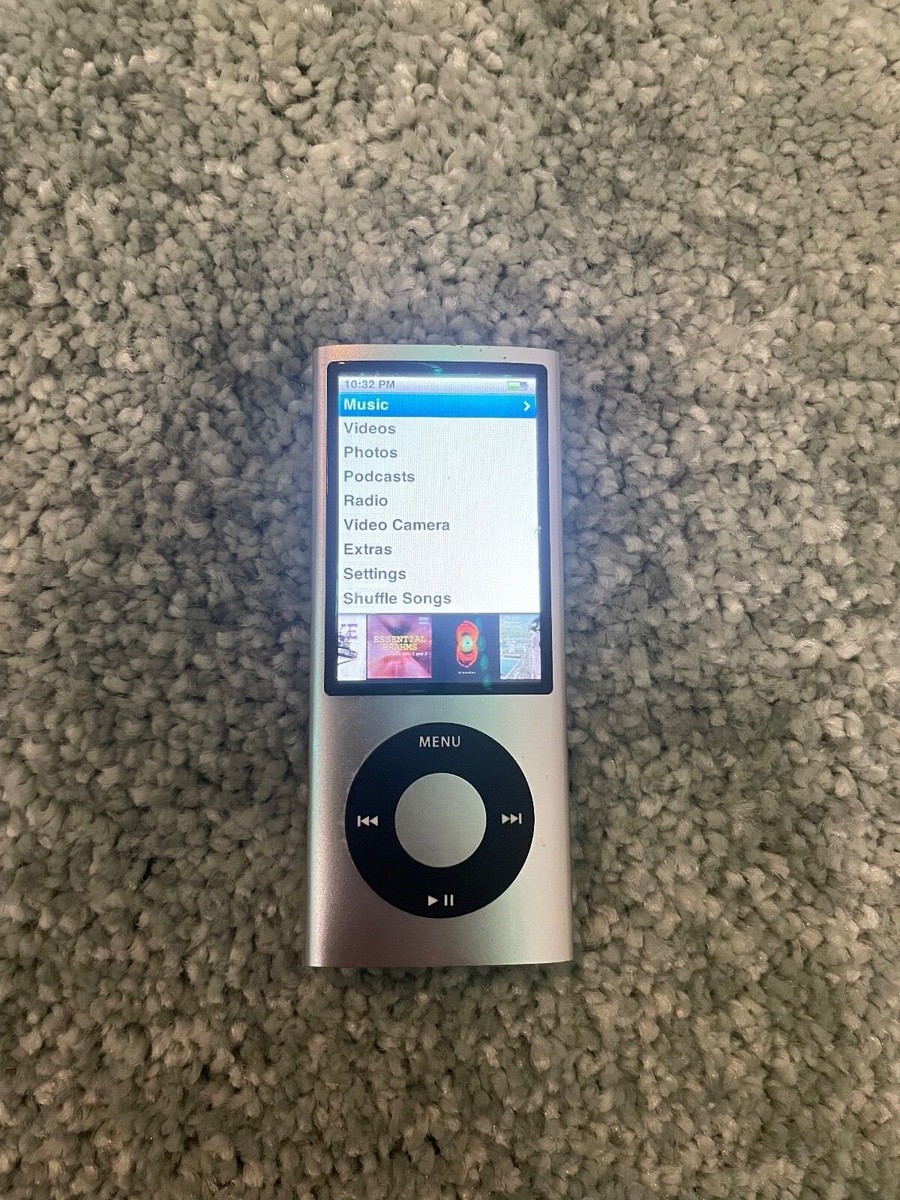 Apple iPod Nano 5th Generation 2009 8GB Sliver PERFECT CONDITION