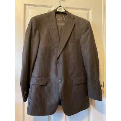 Heart Shcaffiner Modern 2 piece suit 40R NWOT