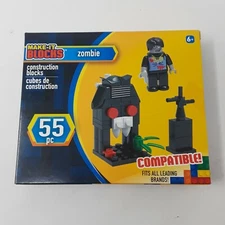 Make it Blocks Zombie Construction 55 Piece Includes Mini Figure New Sealed Box