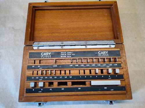 Cary Le Locle end gauge set gauge block setting block Swiss made ( Mitutoyo MAHR )