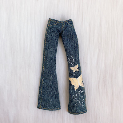 Bratz Sasha Passion For Fashion P4F Ersatzjeans gelb Schmetterling selten
