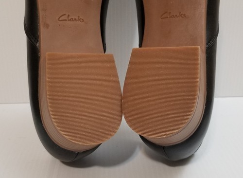 Clarks Ultimate Comfort Juliet Palm Black Leather Loafer Shoes Women's Size 11 N - Picture 11 of 13