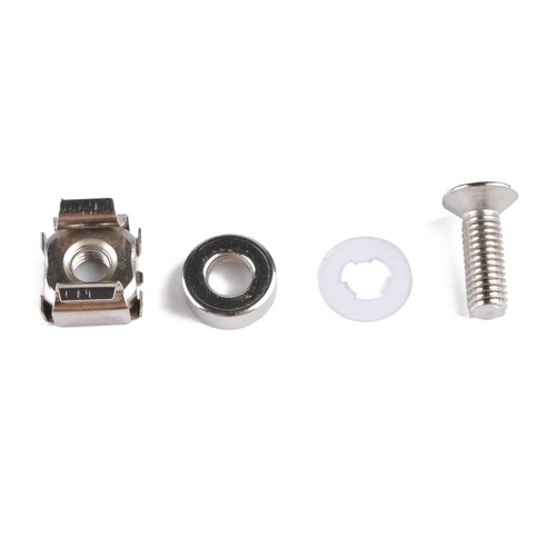 20pcs Square Hole Mounting Screws Washers for Server Rack - 第 10/11 張圖片
