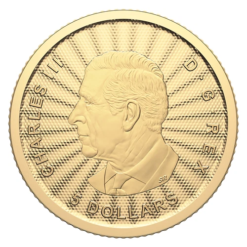 MAJESTIC POLAR BEARS 1st Strikes 2024 CANADA 1/10oz .9999 Pure 24k GOLD $5 Coin - Image 4 of 4