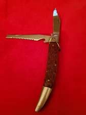 Vintage Globemaster Fishing Utility Knive 2 Blade No. 62650