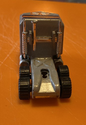 Vintage 1981 Streichholzschachtel Kenworth Sattelzug selten Original #45 Altwagen silbergrau - Bild 5 von 7