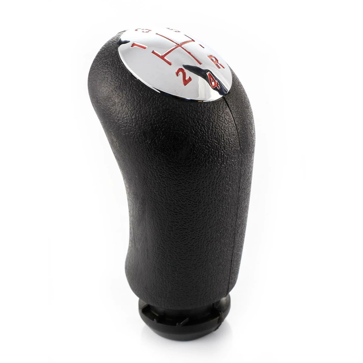 Viviance Pomello del Cambio a 5 velocità in Pelle PU compatibile con Renault Laguna Clio III MK3 Megane Scenic MK2 Kangoo 03-09 - Lucido