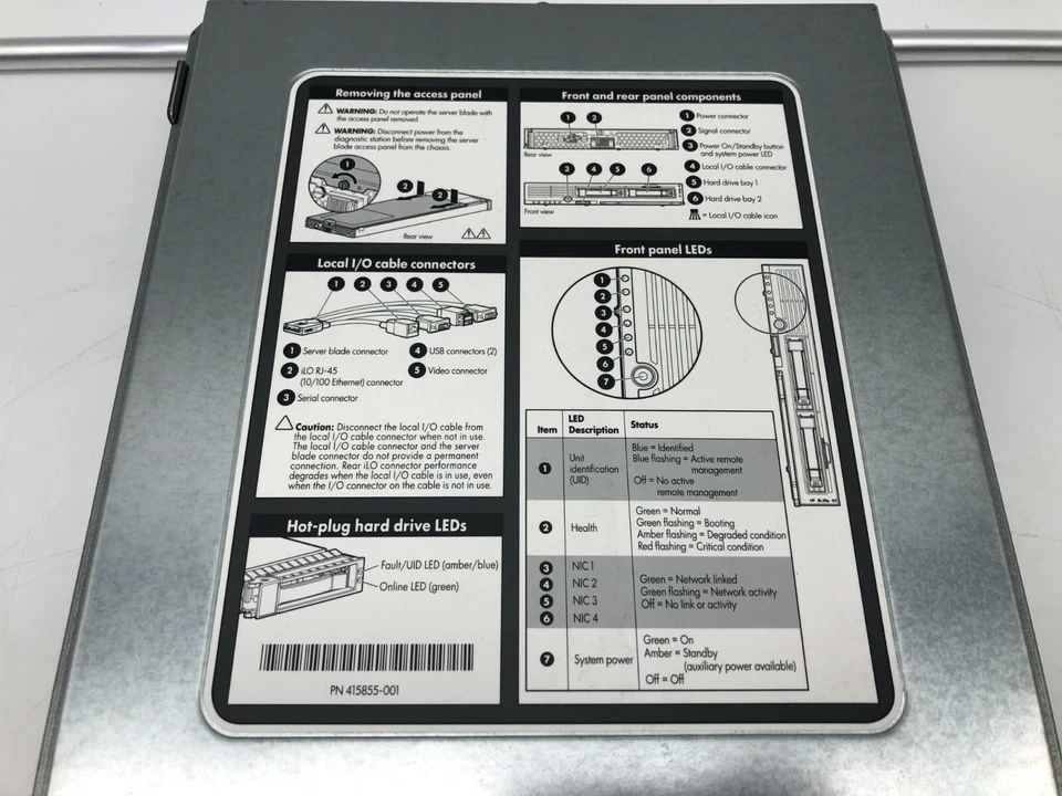 HP ProLiant BL25p G2 Server Blade, 438211-B21 - Image 4 of 4