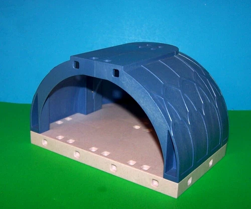 Vintage Playmobil 4 piece Blue Dome ROOF & Base #3019 Fairytale Princess Castle