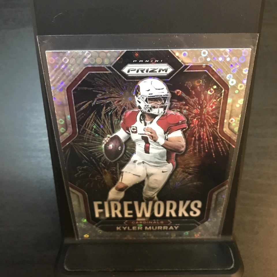 2022 Panini Prizm Football Fireworks Silver DISCO Kyler Murray Cardnials #F-6 - Image 2 of 4