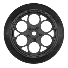 -line Racing Showtime Front Runner 2.2/2.7 Blk FRNT Drag Whls PRO280303 RC Tire