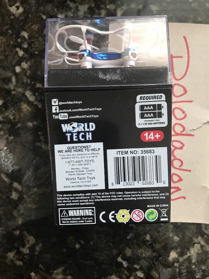 World Tech Toys 2.4Ghz Nemo Spy Drone - Video/Picture Camera 4.5 Channel RC - Image 3 of 4