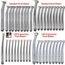 NSK Style 1-10x Dental High Speed Handpiece/LED E-generator Push Button 4Hole SA