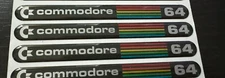 ** Commodore 64 Case Badge Label Logo Sticker for Original C64 Breadbin Style