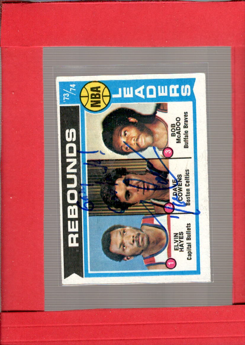 1974-75 Topps #148 Elvin Hayes/Dave Cowens/Bob McAdoo EX+ Excellent+ LL ID:56991