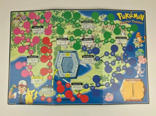 Juego de mesa Pokémon Master Trainer Hasbro 1999 piezas de repuesto tarjetas fichas juguete - Imagen 7 de 66