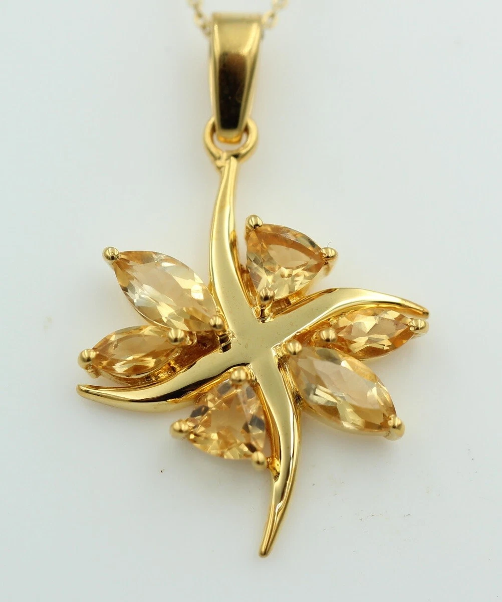 Ciondolo Pietra Preziosa Unico Citrino Per Catene E Cinturino - Foto 3