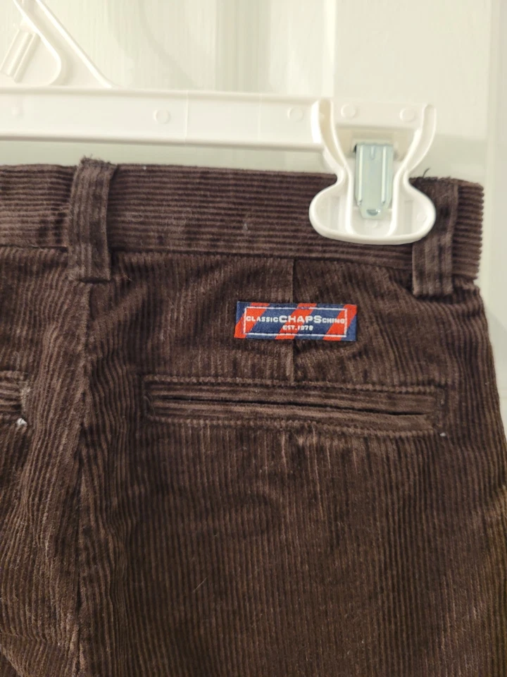 PANTALONES CHAPS MARRÓN PANA NIÑOS TALLA 7 NUEVOS CON ETIQUETAS Foto 3 de 4