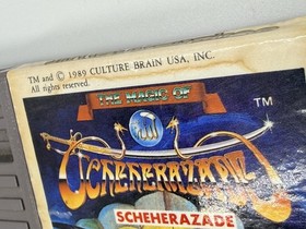 Culture Brain The Magic of Scheherazade NES video game cartridge gray 1989 S1