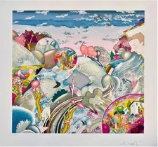 Luca Alinari - incisione, serigrafia pubblicata.