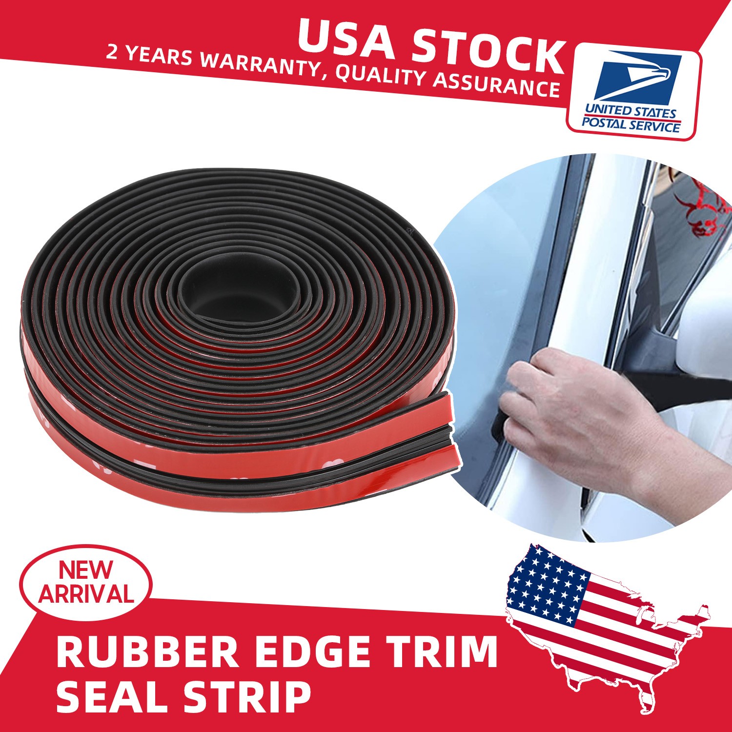 10ft T-Shape Car Door Edge Guard Molding Trim Rubber Auto Edge Strip Seal Window
