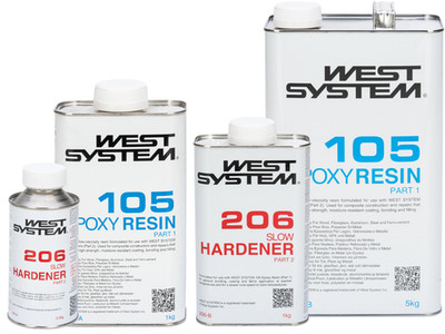 WEST SYSTEM Epoxidharz und Härter - 105/205-206-207 in diversen Gebinden TOP
