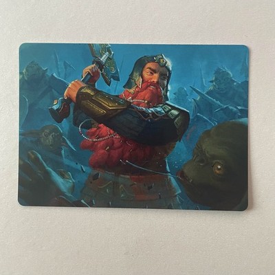 Magic the Gathering LoTR #10/81 Gimli Counter of Kills - Biko Menezes
