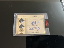 2025 Leaf Seasons In The Sun 1978 Time Capsule Bucky Dent Mike Torrez Auto /30