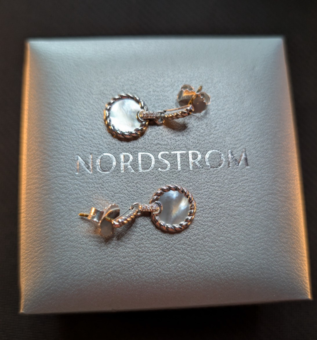 David Yurman Elements Drop Earrings Sterling Silv… - image 3