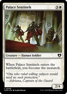 [MTG] Palace Sentinels (Foil) (0048) (CMM) NM
