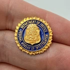 FBI Department Of Justice Seal Lapel Pin Federal Bureau Of Investigation DOJ 3-D